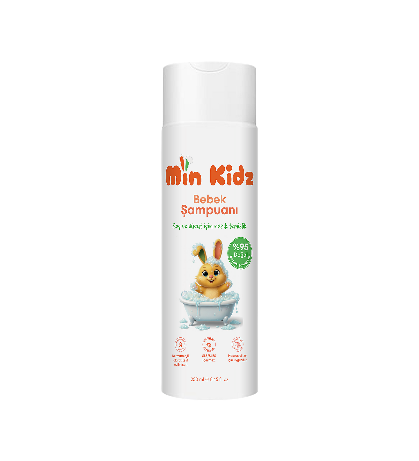 Min Kidz Ekonomik Hijyen Paketi - 3'lü Şampuan 200 ML
